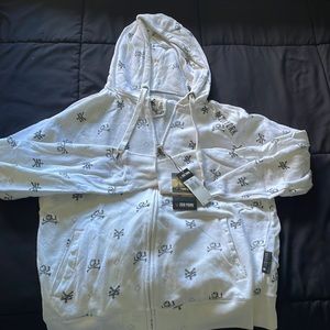 New with Tags, Zoo York White Hoodie, Men’s Large